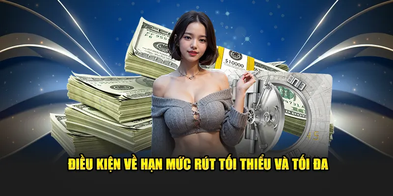 Điều kiện về hạn mức rút tiền Kubet tối thiểu và tối đa