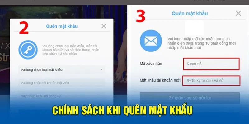 Quy định bảo mật khi thay đổi thông tin